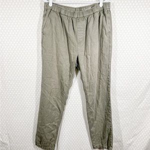 Outerknown Green High Rise Hemp Pants